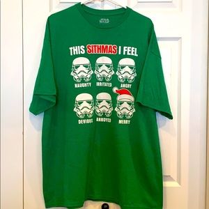 Star Wars Holiday Shirt Merry Sithmas Men XXL